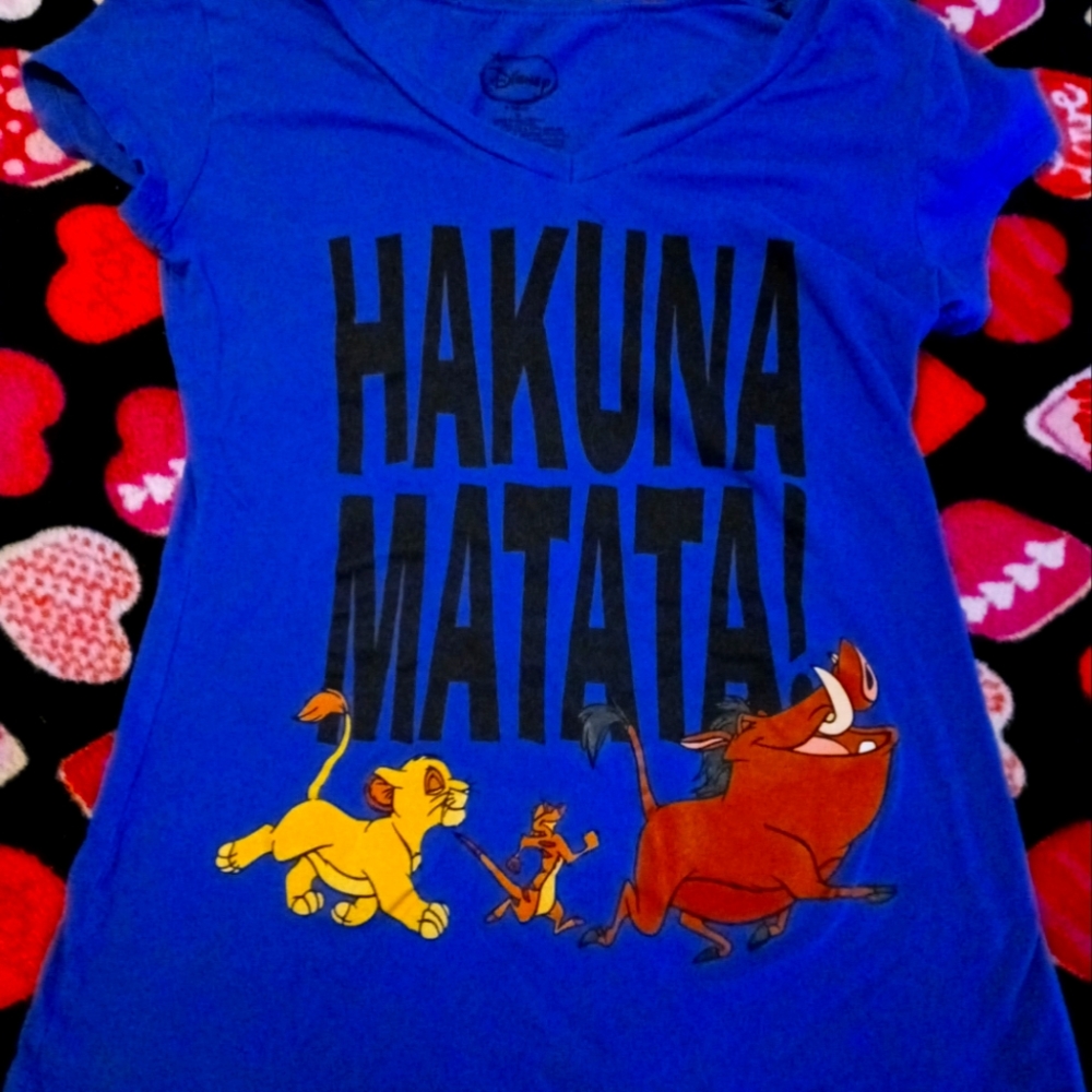 Hakuna matata lion king disney shirt
